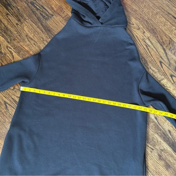 Killstar Black High Low Hoodie Cape Cloak Dress Tunic - Picture 13 of 15